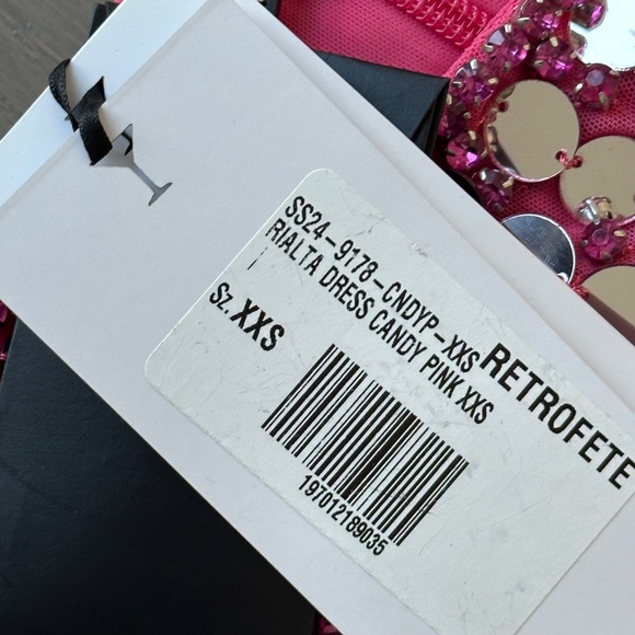 Retrofete Pink Sequin Maxi Dress - Picture 4 of 14